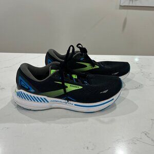 Brooks Adrenaline Gts 23 Black Athletic Running Shoes Men's Size 9.5
